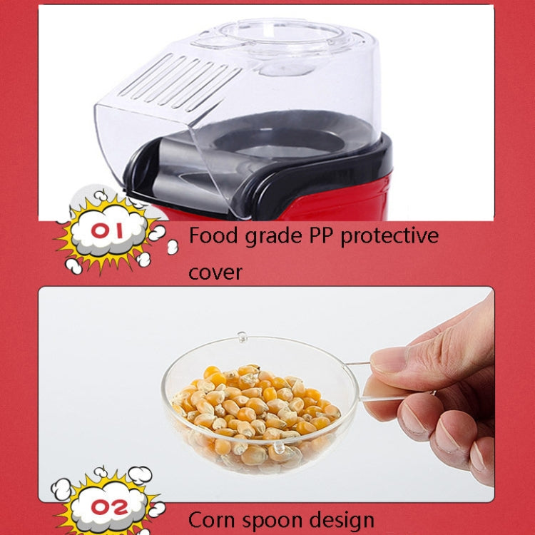Household Electric Popcorn Machine Blow Mini Popcorn Bagging Machine, Product specifications: US Plug 110V - Popcorn Machiner by buy2fix | Online Shopping UK | buy2fix