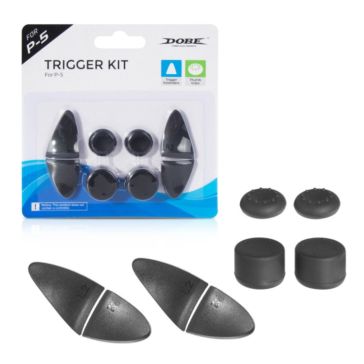 DOBE 2 Sets 8 in 1 Handle Trigger Button + Rocker Cap Suitable For PS5 by DOBE