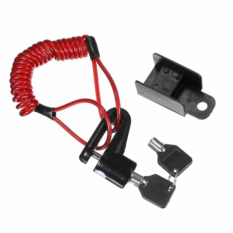 Electric Scooter Disc Brake Lock Multi-Function Reinforced Anti-Theft Lock Accessory for Xiaomi Mijia M365, Packing specification: Disc Brake Lock (Red) - Accessories & Parts by buy2fix | Online Shopping UK | buy2fix
