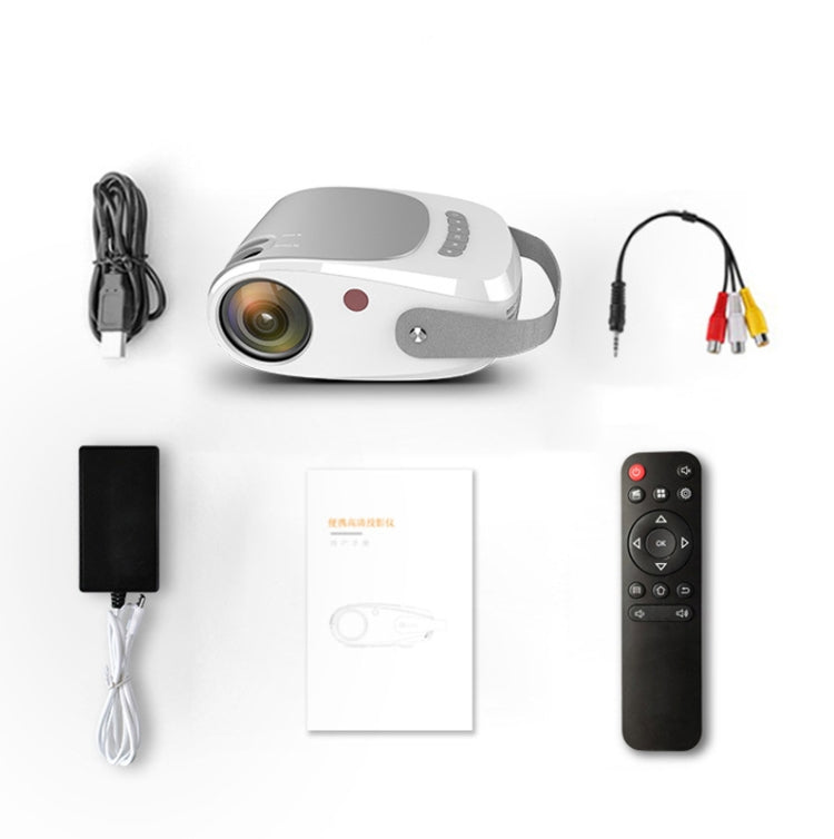 H5 180 ANSI 1280x800 HD Projector With Remote Control, Android 8.0, Support HDMI / USB / TF Card / AV, Version: Smart Version - LED Projector by buy2fix | Online Shopping UK | buy2fix