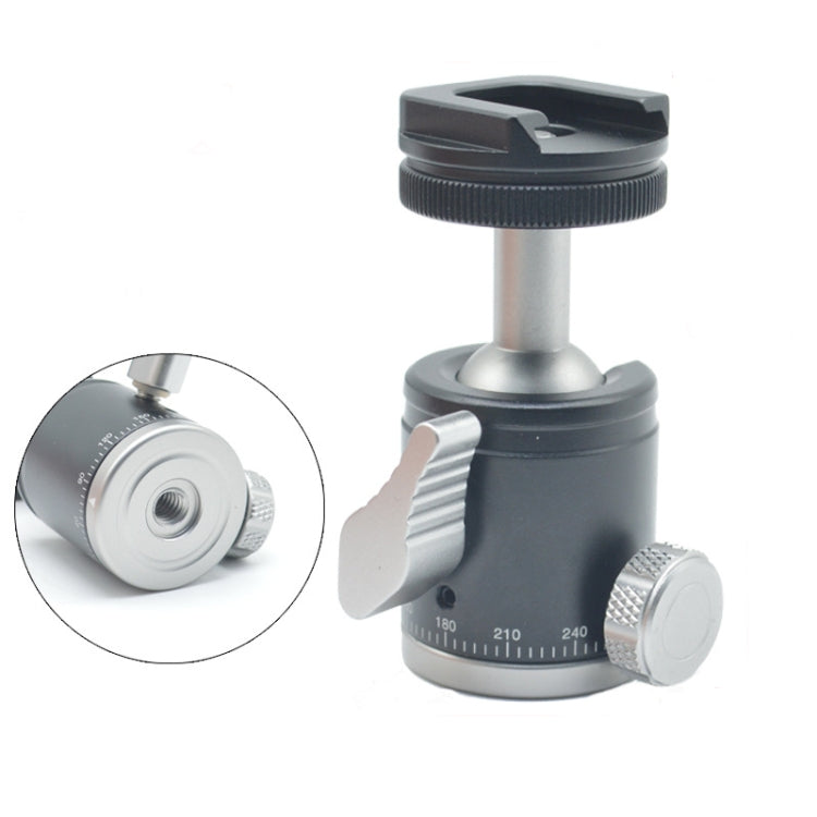 BH-902 Mini Desktop Aluminum Alloy Tripod Mini Ball Head 360 Degree Pan 90 Degree Tilt Tripod - Tripod Heads by buy2fix | Online Shopping UK | buy2fix