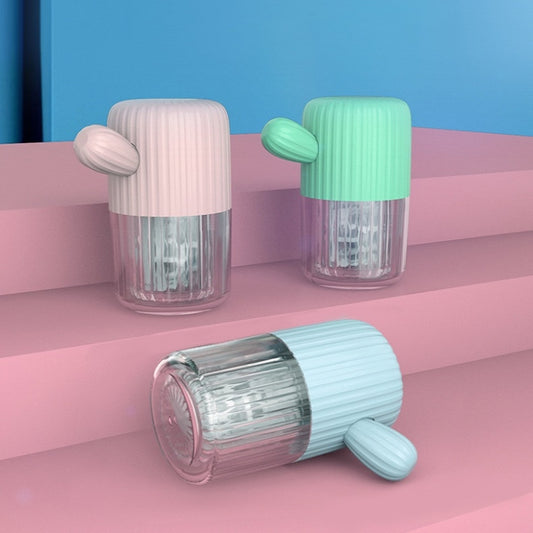 Eyekan HL-830 Manually Hand Pull Rotation Contact Lens Cleaner Washer Cleaning Lenses Case Tool(Pink) by buy2fix