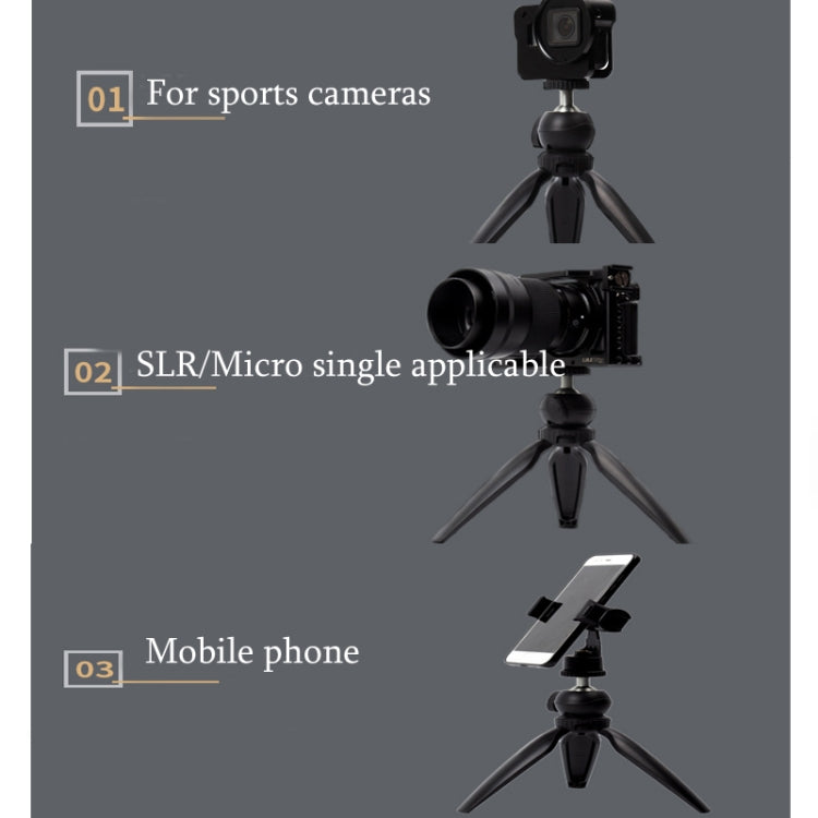 YJ-003 Desktop Tripod Holder Adjusting Selfie Live Stand - Tripods by buy2fix | Online Shopping UK | buy2fix