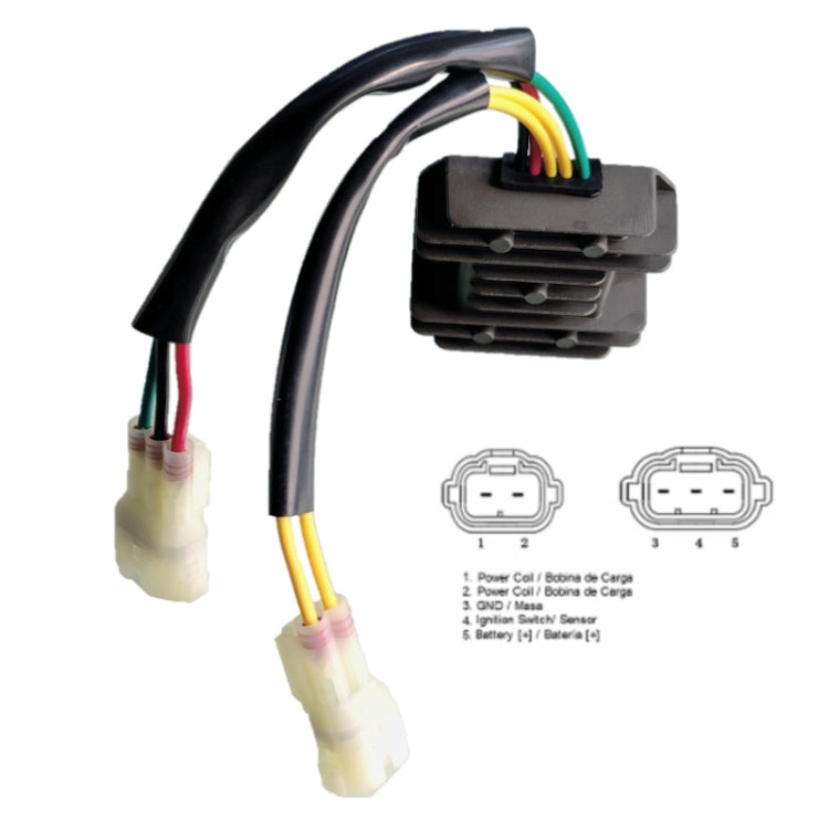 2006.18 Motorcycle Rectifier For Honda ATV TRX 200 D Fourtrax 1991-1997 - Voltage Stabilizer by buy2fix | Online Shopping UK | buy2fix