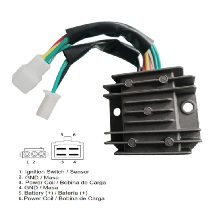 2006.24 Motorcycle Rectifier For Kart / High Truck / Small Race / Go-Kart 150 6.000.124-GTS - Voltage Stabilizer by buy2fix | Online Shopping UK | buy2fix