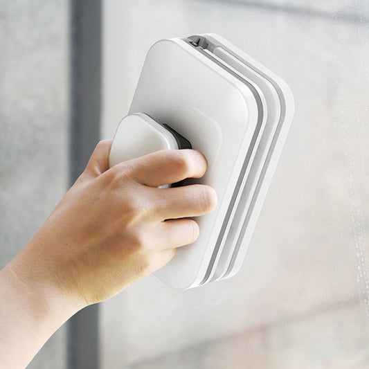 Adjustable Magnetic Glass Wiper Double-Sided Magnetic Window Wiper High-Level Insulating Glass Cleaner, Specification: Rectangle 24-40mm by buy2fix