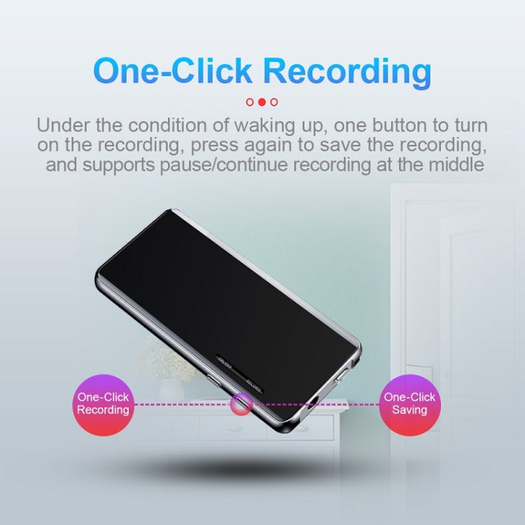 M13 High-Definition Noise Reduction Recorder Music MP4 Player, Support Recording / E-Book / TF Card Without Bluetooth(Black), Capacity: 4GB - MP4 Player by buy2fix | Online Shopping UK | buy2fix