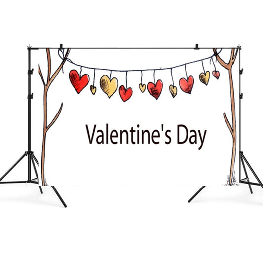 2.1m x 1.5m Valentines Day Photo Party Layout Props Photography Background Cloth(015) by buy2fix