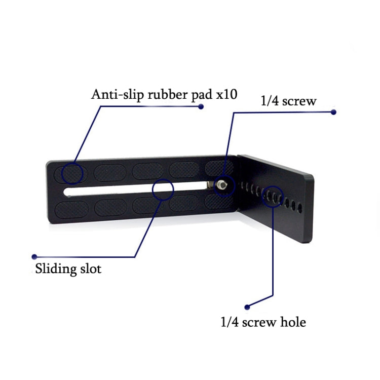 125A Red Vertical Shoot Quick Release L Plate Bracket Base Holder - L-Bracket by buy2fix | Online Shopping UK | buy2fix