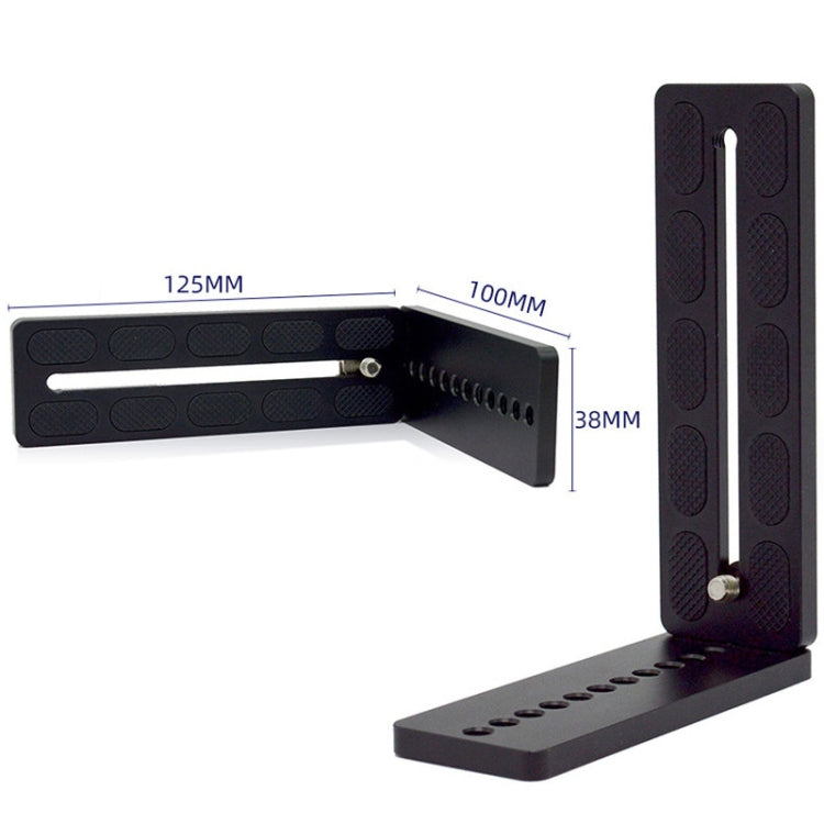 125A Red Vertical Shoot Quick Release L Plate Bracket Base Holder - L-Bracket by buy2fix | Online Shopping UK | buy2fix