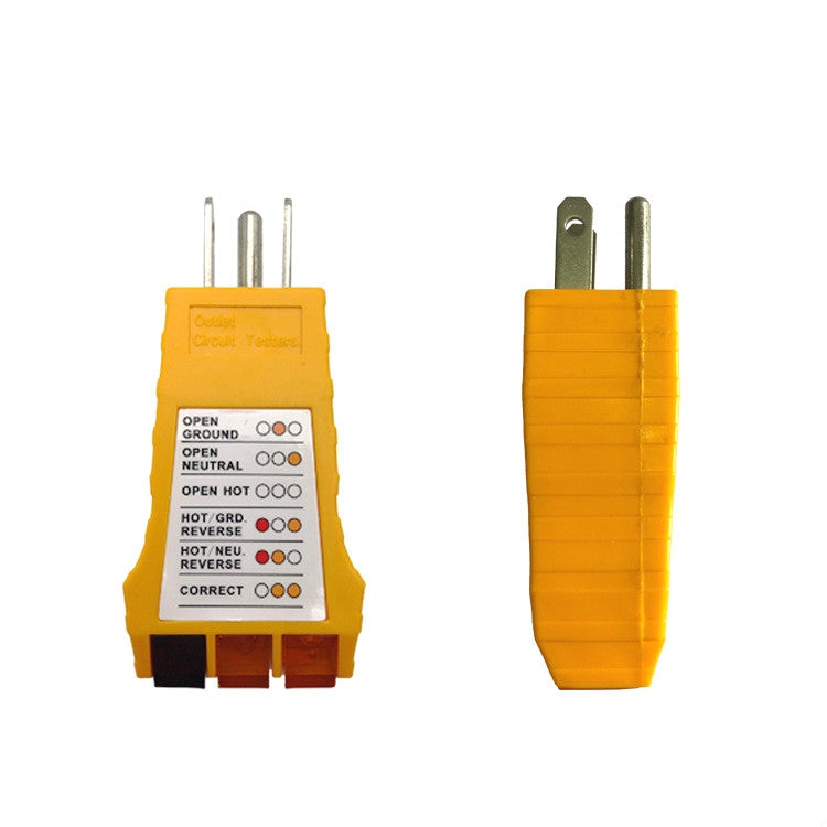 SK300 US Plug Socket Phase Tester Three-Wire Loop Power Socket Tester - Current & Voltage Tester by buy2fix | Online Shopping UK | buy2fix