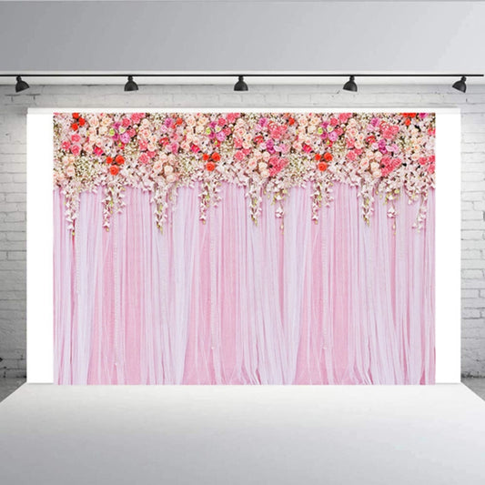 2.1m x 1.5m Flower Wall Simulation Wedding Theme Party Arrangement Photography Background Cloth(W093) by buy2fix