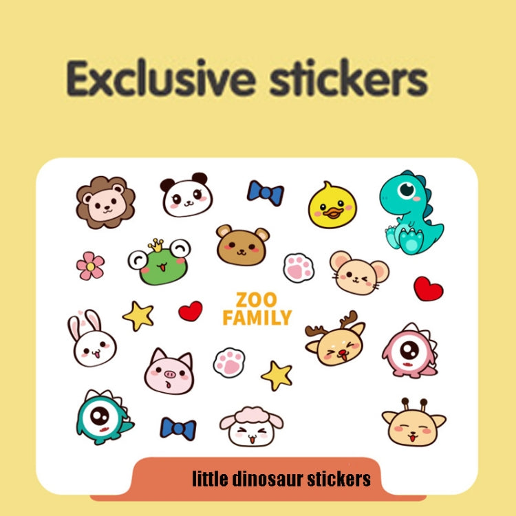 C4 Small Dinosaurs No Card Mini Children Cartoon Touch Screen High-Definition Dual-Lens Digital Camera Toy by buy2fix