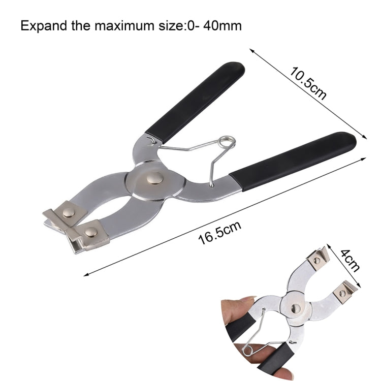 Plier Piston Ring Installer Pliers Expander Installer Remove Tool Car Hand Tools(Black) - Hand Tool Sets by buy2fix | Online Shopping UK | buy2fix