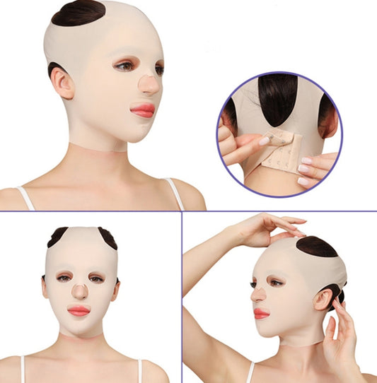 074 Skin Tone Enhanced Version For Men And Women Face-Lifting Bandage V Face Double Chin Shaping Face Mask - Beauty Instrument by buy2fix | Online Shopping UK | buy2fix
