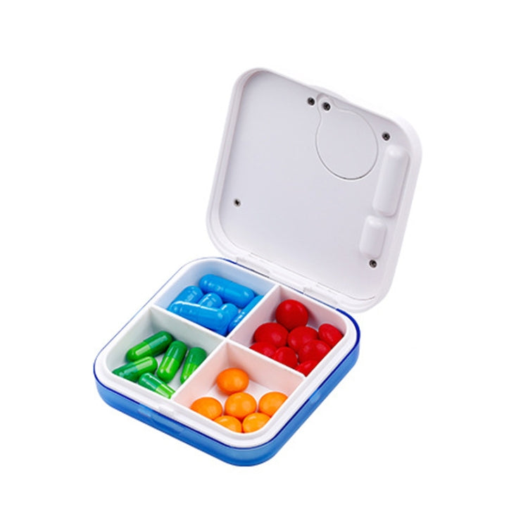 Electronic Smart Timing Medicine Box Portable Medicine Dispensing Storage Box(Blue) - Pill Boxes by buy2fix | Online Shopping UK | buy2fix