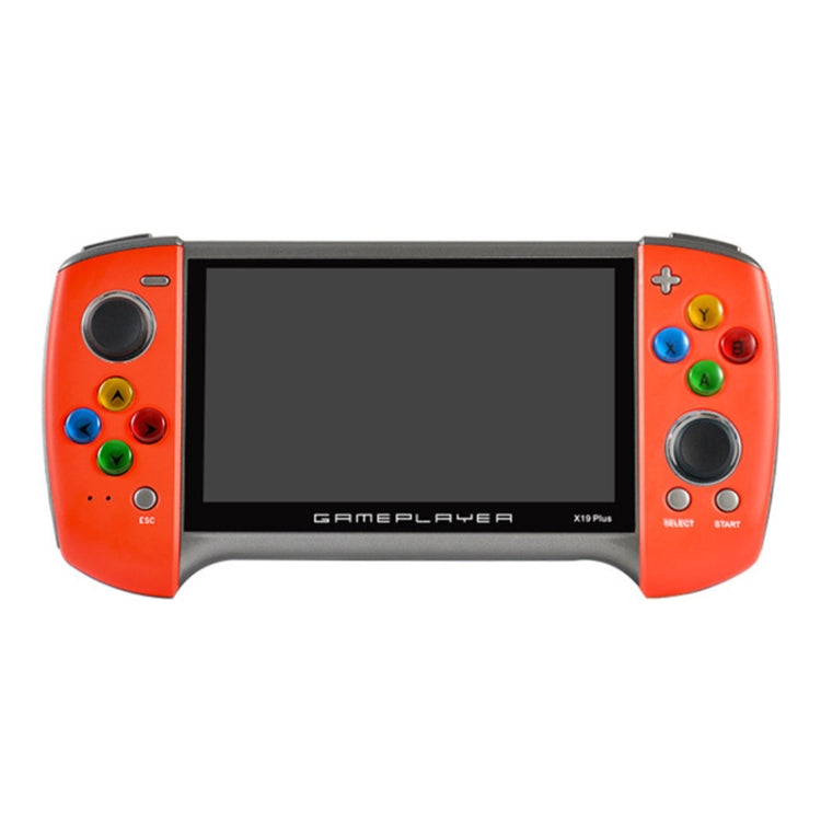 X19 Plus 5.1 inch Screen Handheld Game Console 8G Memory Support TF Card Expansion & AV Output(Red) - Pocket Console by buy2fix | Online Shopping UK | buy2fix