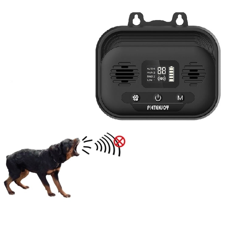 Pet Products Ultrasonic Bark Stopper Dog Trainer Indoor And Outdoor Dog Repeller, Specification: Black Smart Edition - Training Aids by buy2fix | Online Shopping UK | buy2fix