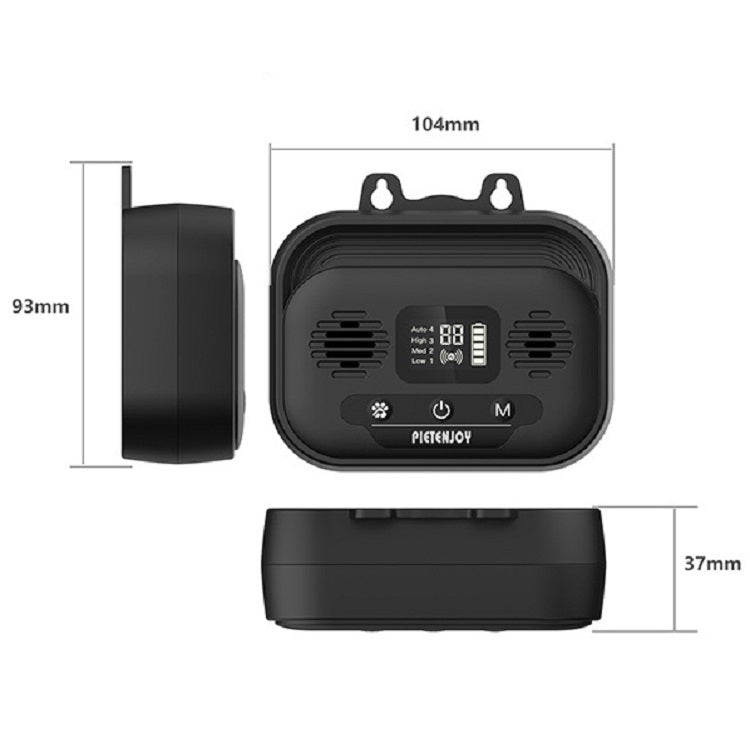 Pet Products Ultrasonic Bark Stopper Dog Trainer Indoor And Outdoor Dog Repeller, Specification: Black Smart Edition - Training Aids by buy2fix | Online Shopping UK | buy2fix