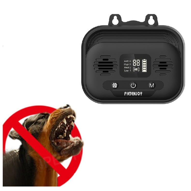 Pet Products Ultrasonic Bark Stopper Dog Trainer Indoor And Outdoor Dog Repeller, Specification: Black Smart Edition - Training Aids by buy2fix | Online Shopping UK | buy2fix