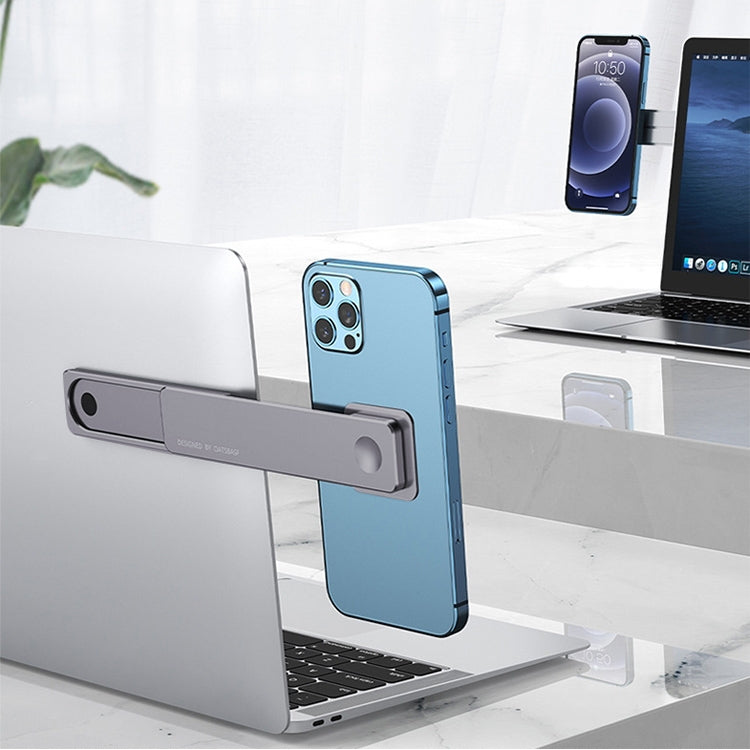 Oatsbasf Mobile Phone Computer Sync Screen Aluminum Alloy Bracket Computer Expansion Bracket(Gray) - Hand-Sticking Bracket by OATSBASF | Online Shopping UK | buy2fix