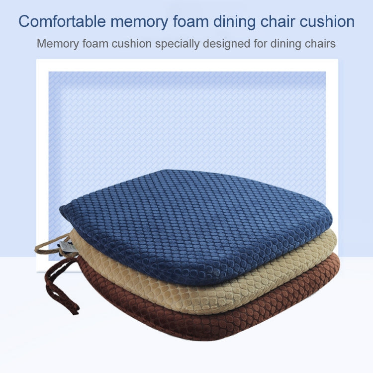 Memory Foam Thicken Stool Cushion Sofa Window Sill Bay Window Seat Cushion, Colour: Dot Bandage (Navy Blue) - Cushions & Pillows by buy2fix | Online Shopping UK | buy2fix