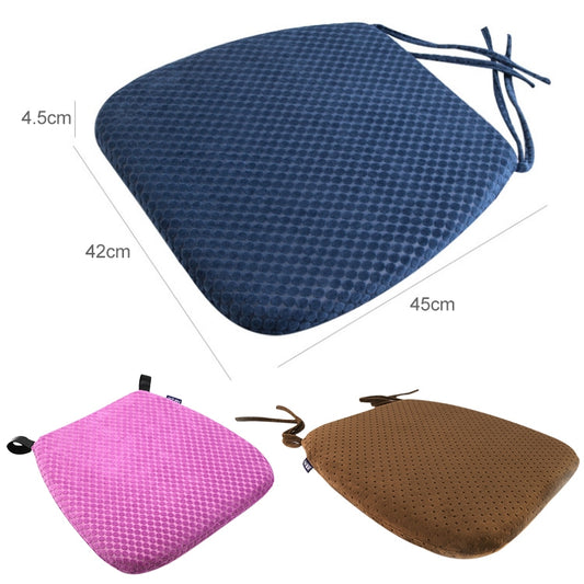 Memory Foam Thicken Stool Cushion Sofa Window Sill Bay Window Seat Cushion, Colour: Dot Bandage (Mocha) by buy2fix