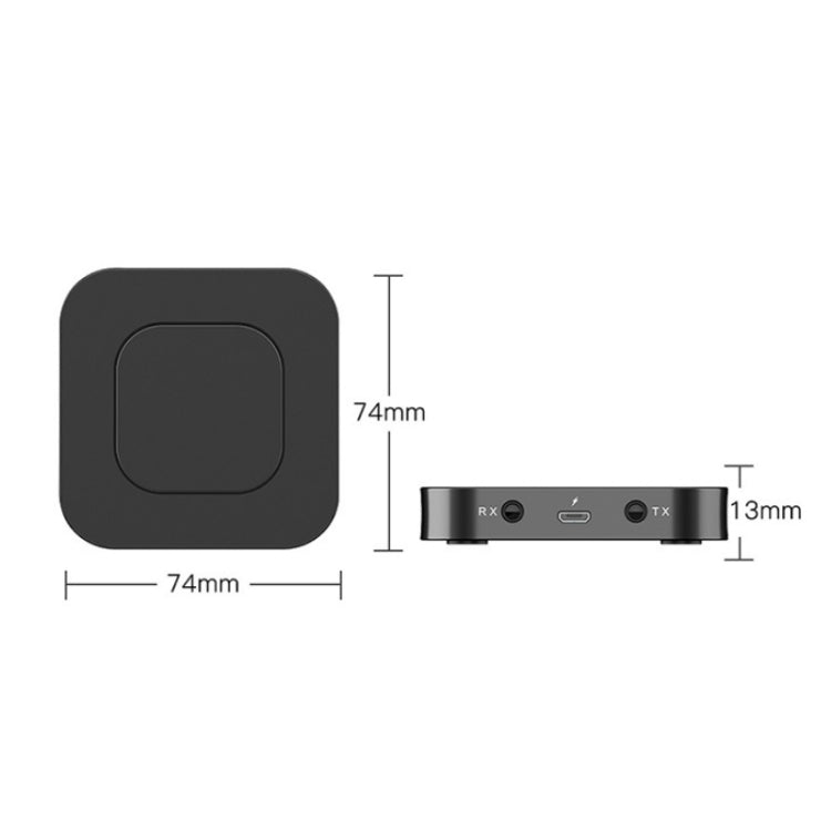 BT-13 2 In 1 Bluetooth 5.0 Adapter Wireless Audio Receiver & Transmitter by buy2fix