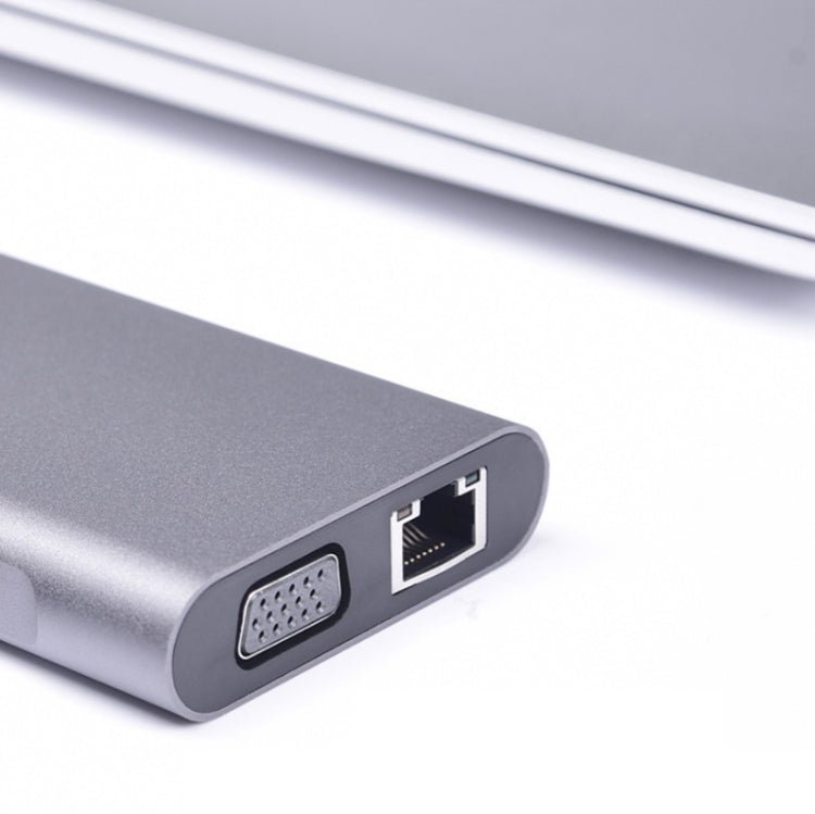 10 in 1 Type-C Multi-Function Docking Station PD Fast Charging HUB - USB HUB by buy2fix | Online Shopping UK | buy2fix