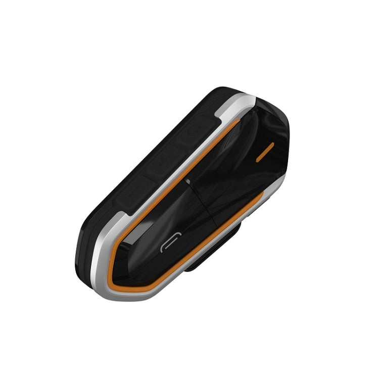 BT-S2 Helmet Bluetooth Headset FM Radio/CSR Full Duplex Walkie Talkie(Black Orange) - Motorcycle Walkie Talkie by buy2fix | Online Shopping UK | buy2fix