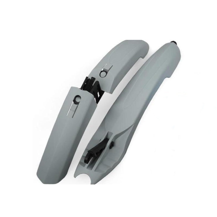 Bicycle Fender With LED Taillights Mountain Bike Fender Quick Release 26 Inch Riding Accessories(Gray) - Mudguards by buy2fix | Online Shopping UK | buy2fix