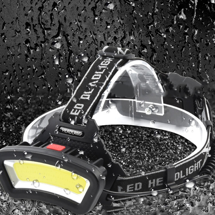 TG-TD123 Large Floodlight C0B Head-Mounted LED Rechargeable Multifunctional Outdoor Camping Fishing Light Flashlight by buy2fix