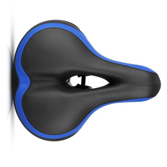 Reflective Seat Bicycle Seat Bicycle Saddle Seat(Black Blue) by buy2fix