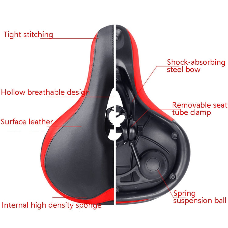 Reflective Seat Bicycle Seat Bicycle Saddle Seat(Black White) - Bicycle Saddle by buy2fix | Online Shopping UK | buy2fix