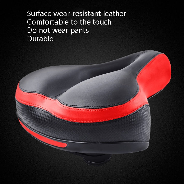 Reflective Seat Bicycle Seat Bicycle Saddle Seat(Black) - Bicycle Saddle by buy2fix | Online Shopping UK | buy2fix