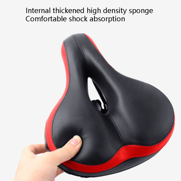 Reflective Seat Bicycle Seat Bicycle Saddle Seat(Black) - Bicycle Saddle by buy2fix | Online Shopping UK | buy2fix