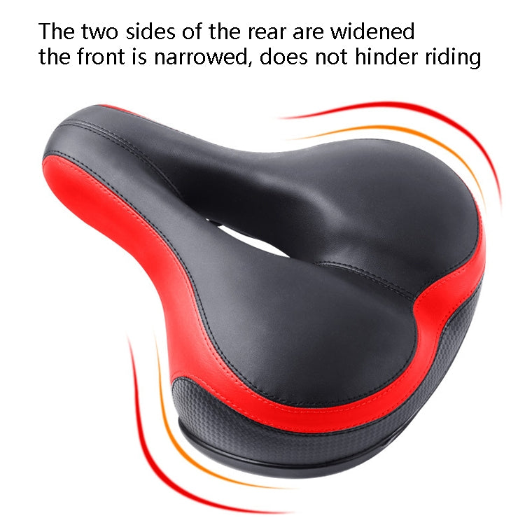 Reflective Seat Bicycle Seat Bicycle Saddle Seat(Black Blue) - Bicycle Saddle by buy2fix | Online Shopping UK | buy2fix