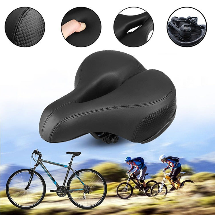 Reflective Seat Bicycle Seat Bicycle Saddle Seat(Black Blue) - Bicycle Saddle by buy2fix | Online Shopping UK | buy2fix