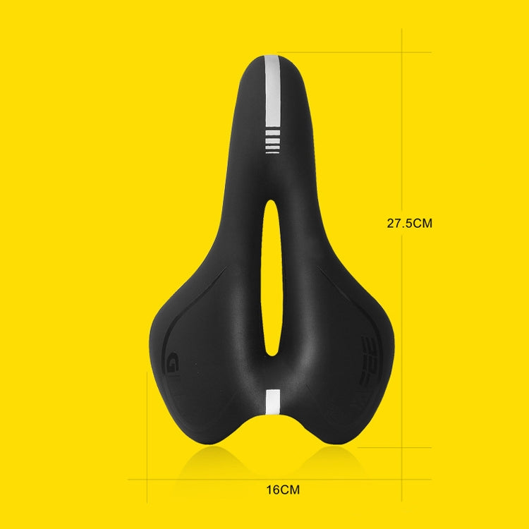 Silicone Bicycle Seat Mountain Bike Saddle Seat Cushion Comfortable Bicycle Accessories Equipment(Black) - Bicycle Saddle by buy2fix | Online Shopping UK | buy2fix