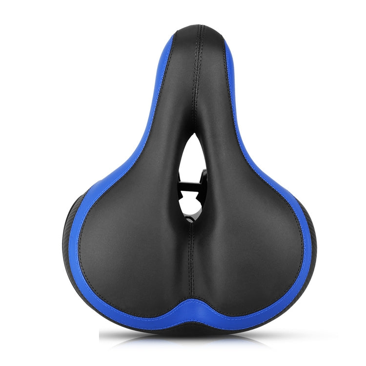 Reflective Spring Saddle Mountain Bike Seat Bicycle Seat Bicycle Seat(Black Blue) - Bicycle Saddle by buy2fix | Online Shopping UK | buy2fix