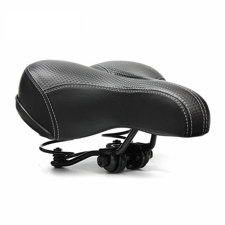 Mountain Bike Seat Comfortable Bike Seat Thick Soft Elastic Sponge(Black) - Bicycle Saddle by buy2fix | Online Shopping UK | buy2fix