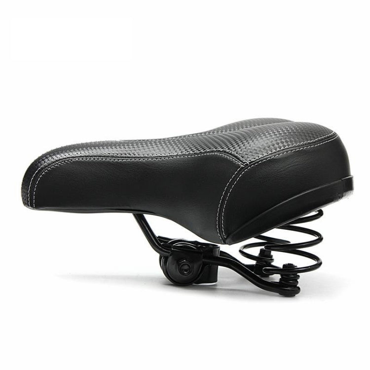 Mountain Bike Seat Comfortable Bike Seat Thick Soft Elastic Sponge(Black) - Bicycle Saddle by buy2fix | Online Shopping UK | buy2fix