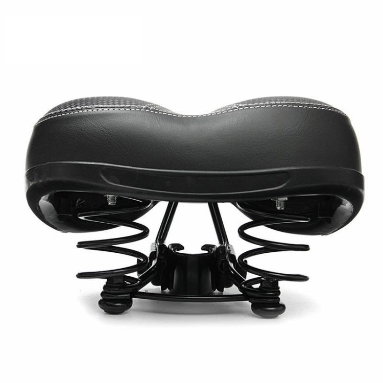Mountain Bike Seat Comfortable Bike Seat Thick Soft Elastic Sponge(Black) - Bicycle Saddle by buy2fix | Online Shopping UK | buy2fix