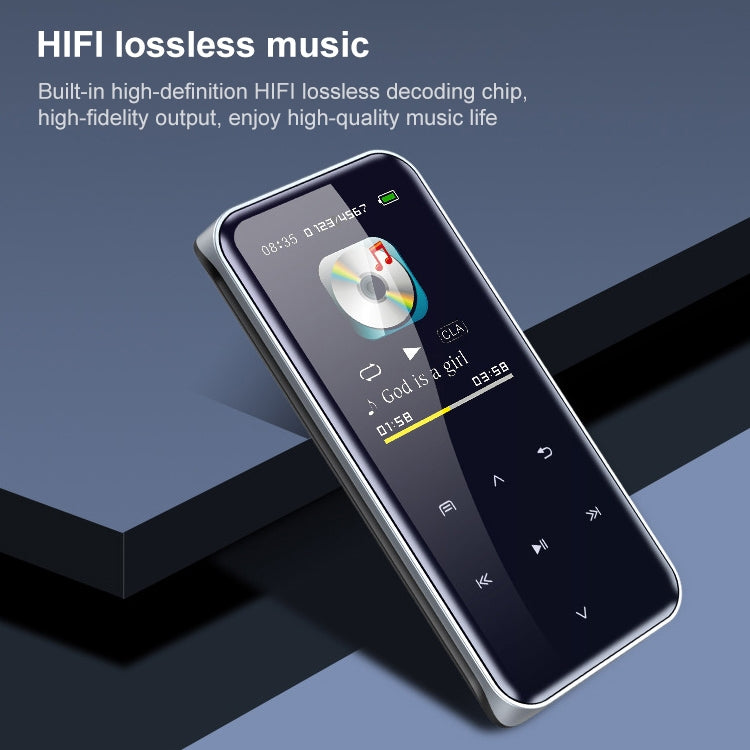 M22 Portable Bluetooth Touch Screen MP3 Player Recorder E-Book, Memory Capacity: 32GB(Black) - MP3 Player by buy2fix | Online Shopping UK | buy2fix