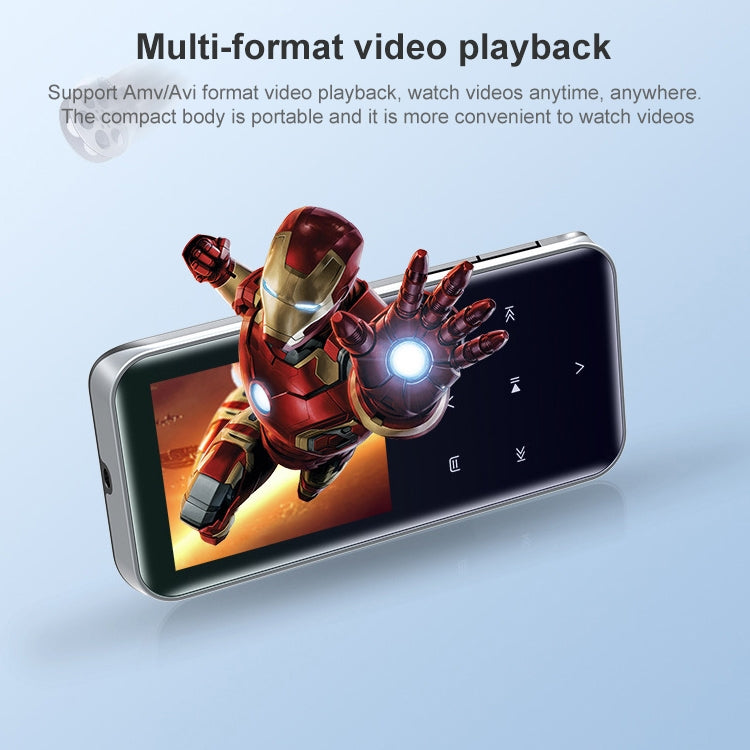 M22 Portable Bluetooth Touch Screen MP3 Player Recorder E-Book, Memory Capacity: 32GB(Black) - MP3 Player by buy2fix | Online Shopping UK | buy2fix