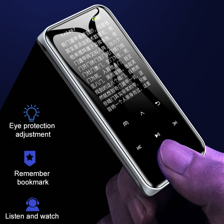 M22 Portable Bluetooth Touch Screen MP3 Player Recorder E-Book, Memory Capacity: 32GB(Black) - MP3 Player by buy2fix | Online Shopping UK | buy2fix