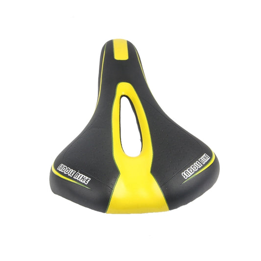 Mountain Bike Saddle Road Bike Folding Car Seat Cushion Cycling Equipment, Colour: Black Yellow(No Standard) - Bicycle Saddle by buy2fix | Online Shopping UK | buy2fix