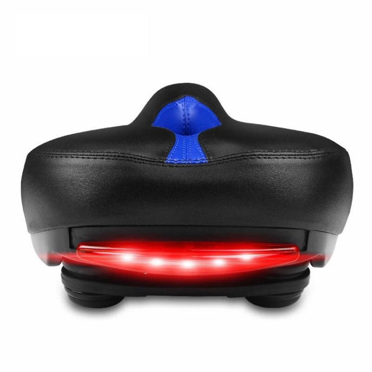 Bicycle Cushion With Lamp Bicycle Saddle Mountain Bike Saddle(Blue) - Bicycle Saddle by buy2fix | Online Shopping UK | buy2fix