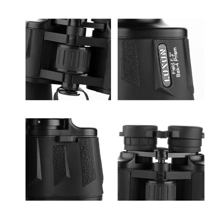 Luxun 20X50 Outdoor Binoculars Low Light Night Vision Non-Infrared High Power Binoculars(Black) - Binoculars by LUXUN | Online Shopping UK | buy2fix
