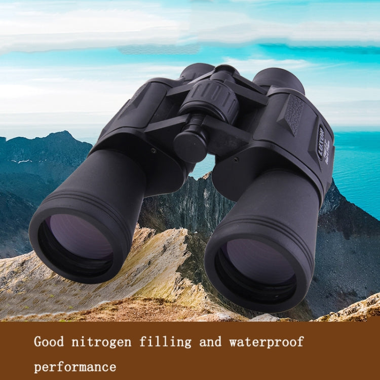 Luxun 20X50 Outdoor Binoculars Low Light Night Vision Non-Infrared High Power Binoculars(Black) - Binoculars by LUXUN | Online Shopping UK | buy2fix